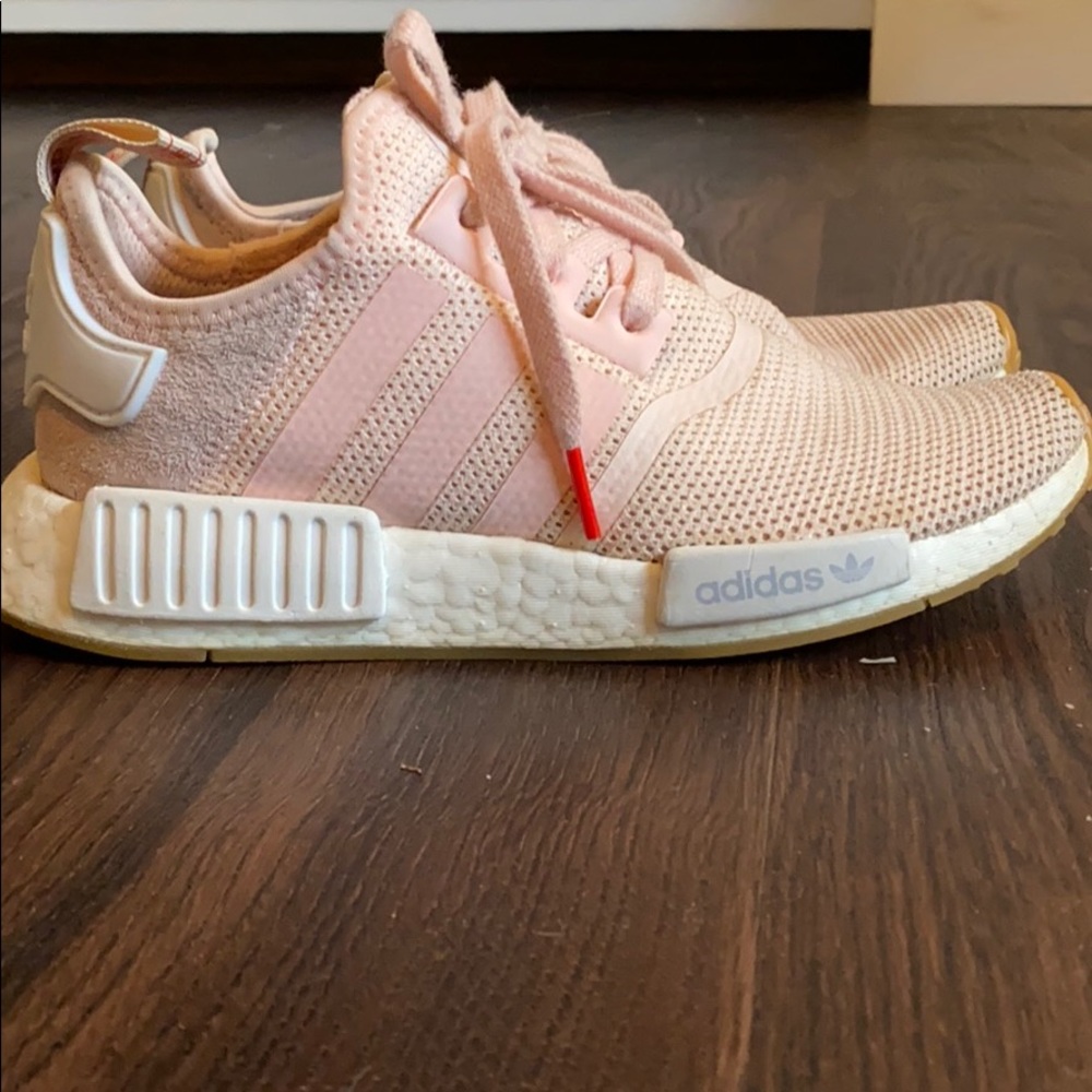 Pink adidas sneakers